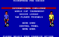 Microprose Pro Soccer